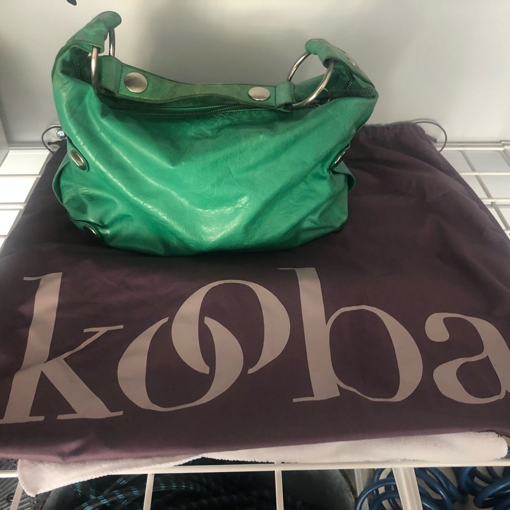 Kooba Emerald Green Shoulder Bag
